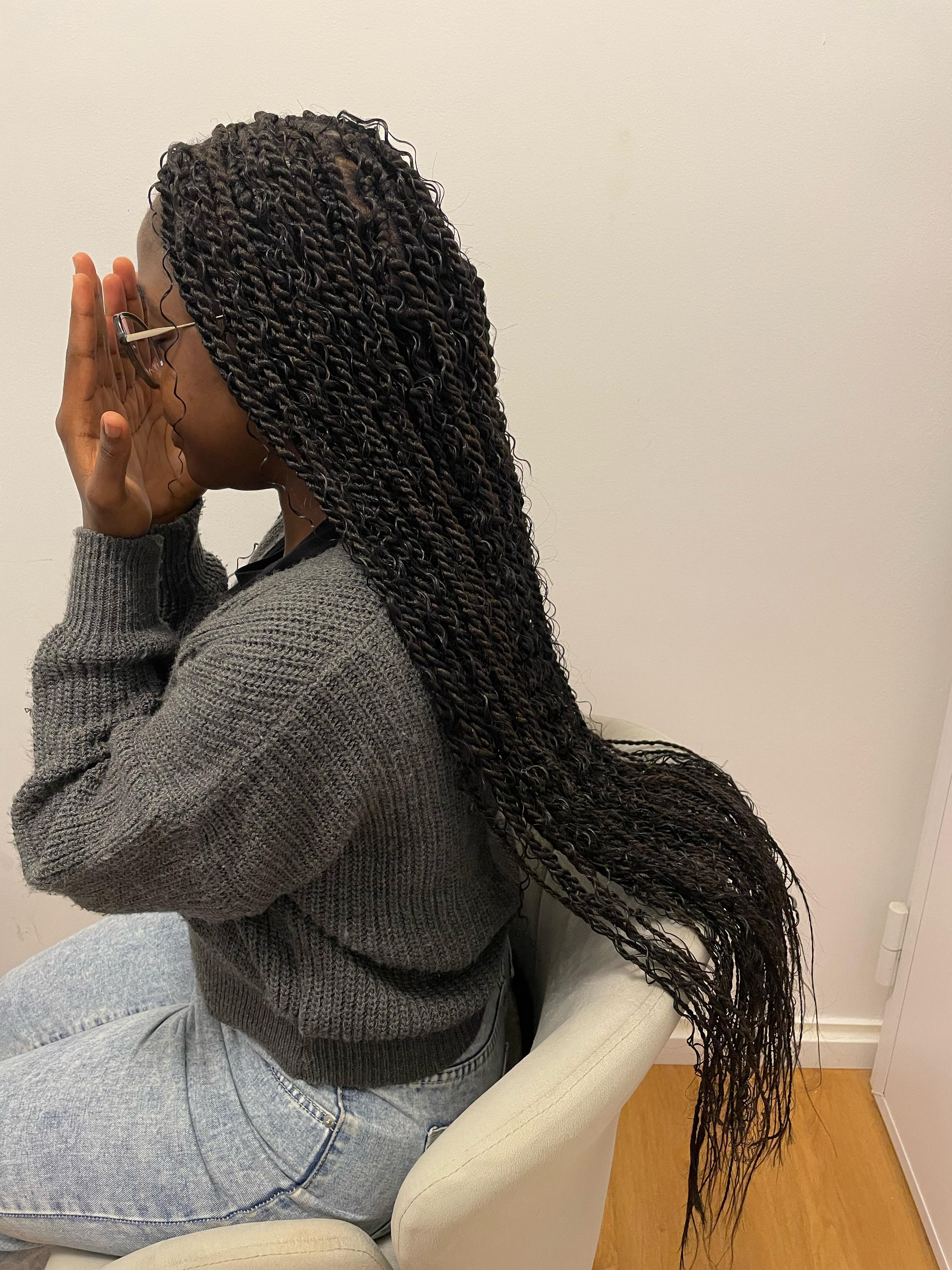twist plus un rajout de boucles
