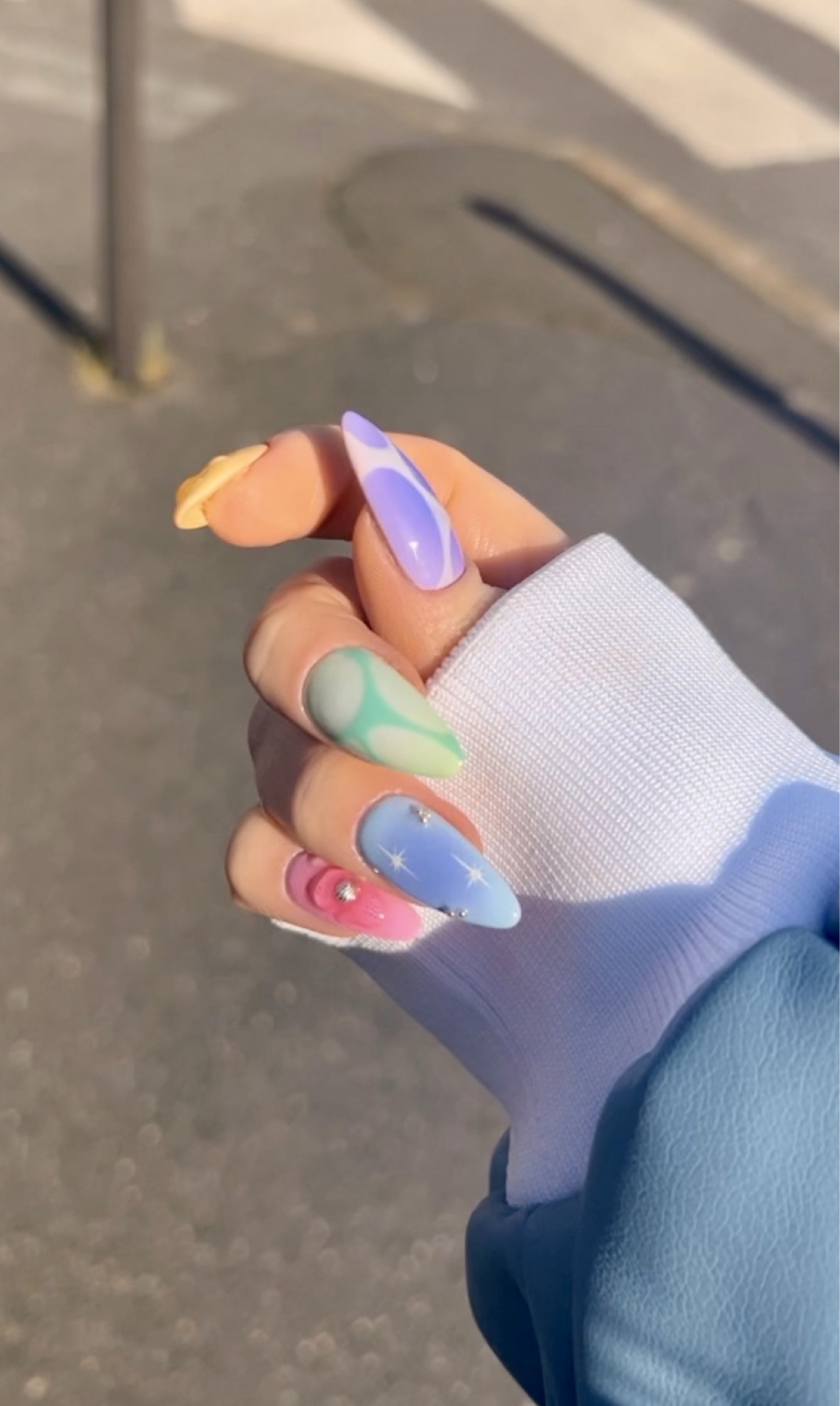 Rainbow nails 🌈