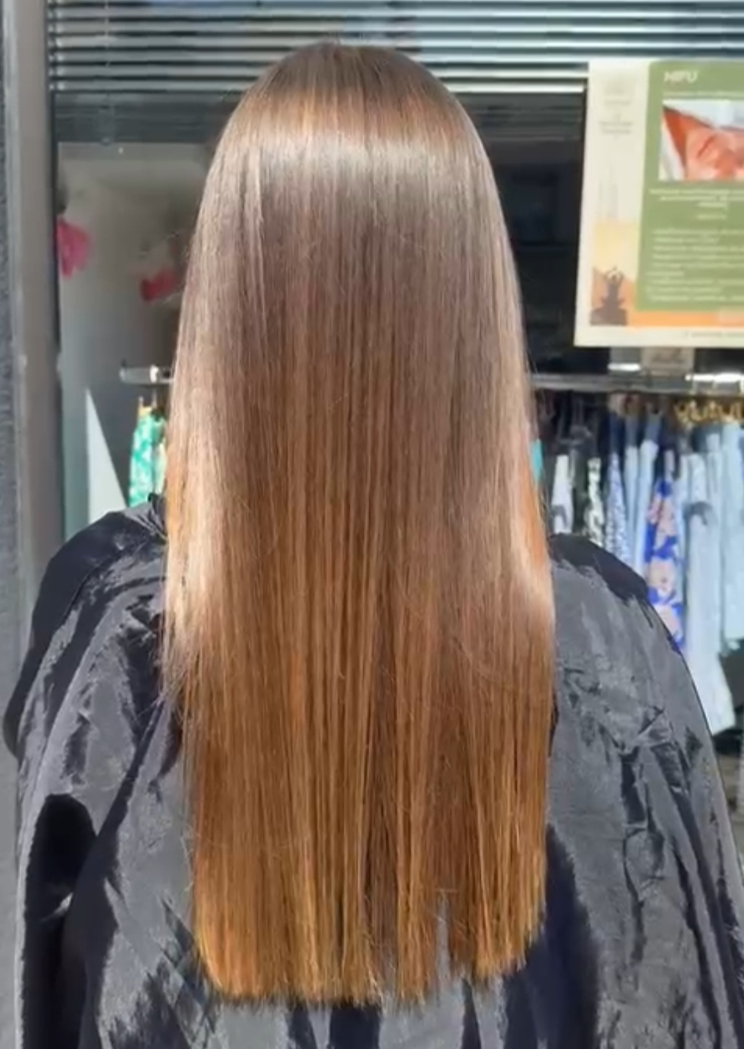 Résultat botox capillaire cheveux mi long