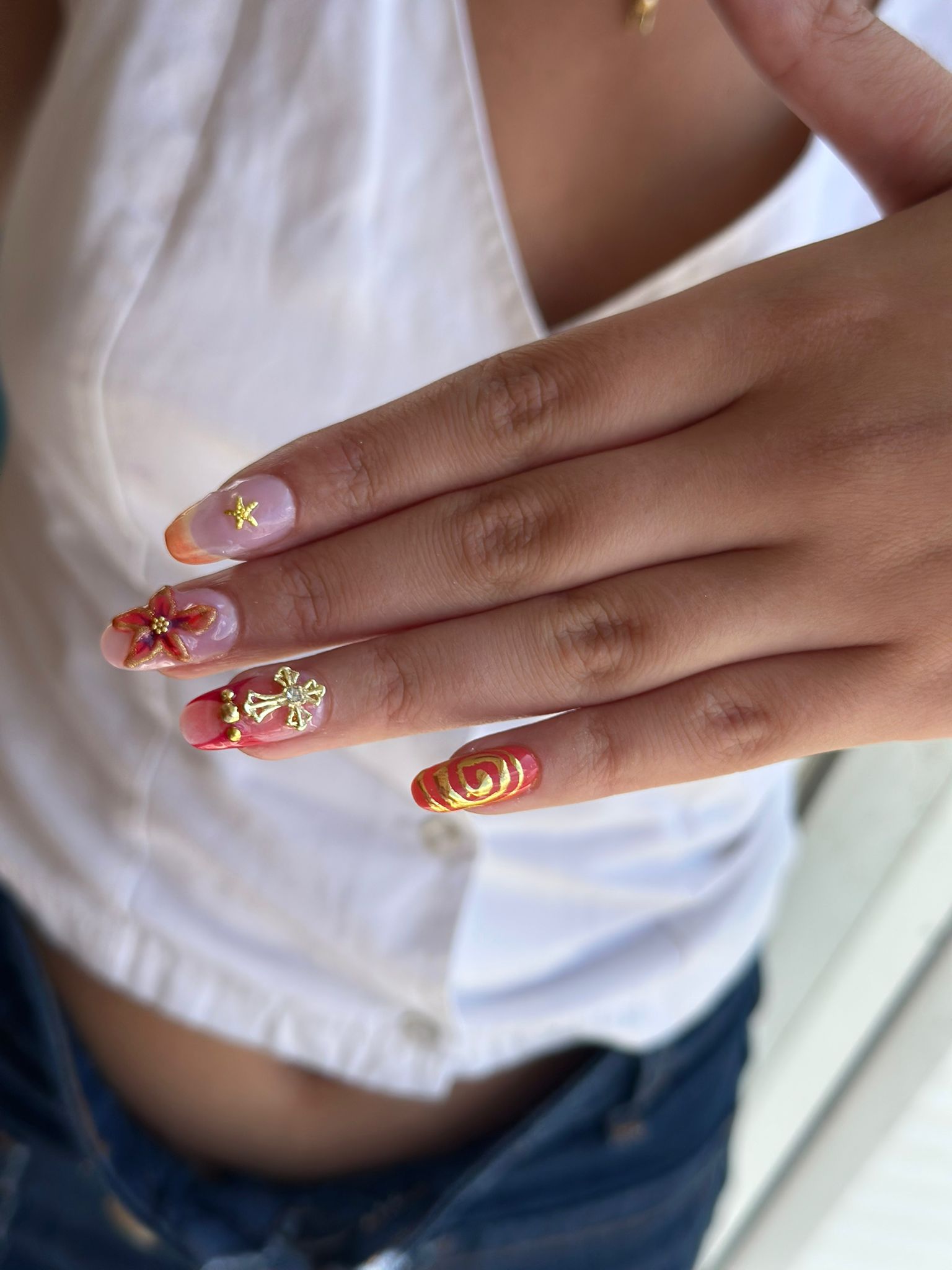 Pose compléte gelx + nail art niv 3