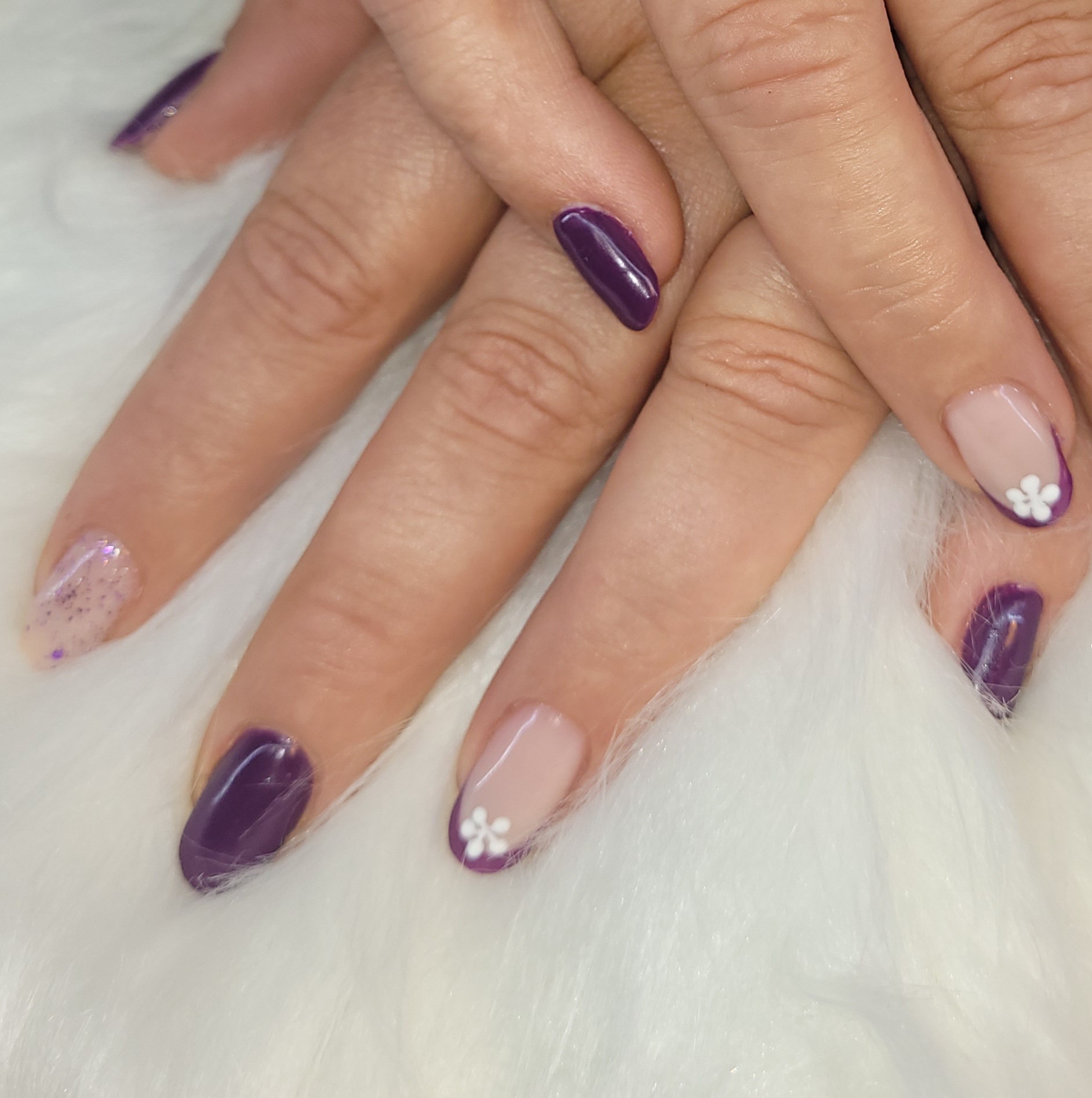 remplissage et vernis permanent.